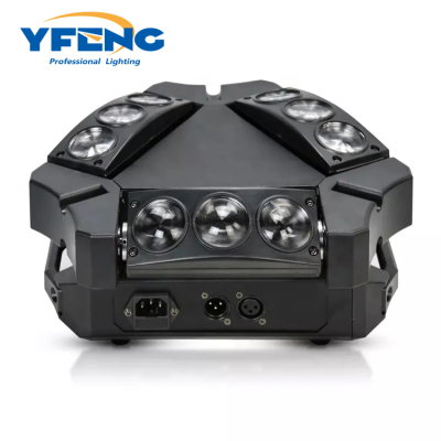 Rgbw 9X10W Spider Beam Led Moving Head Lightco