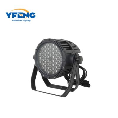 High power full color 54pcs 3w waterproof par-light outdoor wedding performance RGB par lights stage lighting equipment